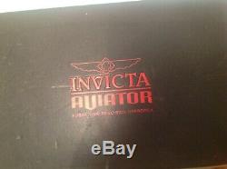 Invicta Watch Display Case 10 Slot Red Russian Diver Collectors Box