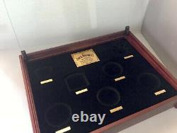 Jack Daniel's Gold Medal Wood Display Shadow Box Glass Topped Case NO Medals New