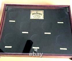 Jack Daniel's Gold Medal Wood Display Shadow Box Glass Topped Case NO Medals New