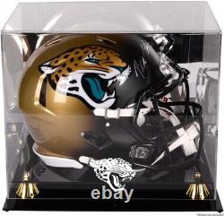 Jacksonville Jaguars 2013-Present Golden Classic Helmet Display Case Fanatics