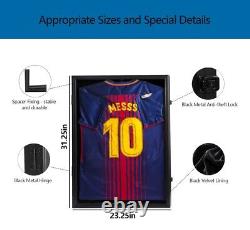 Jersey Frame Display Case Wall Display Lockable Football Basketball Storage Box