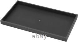 Jewelry Display Case Carrying 12 Trays 12 Black Velvet Pads Inserts Organizer