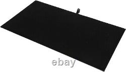 Jewelry Display Case Carrying 12 Trays 12 Black Velvet Pads Inserts Organizer