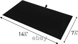 Jewelry Display Case Carrying 12 Trays 12 Black Velvet Pads Inserts Organizer