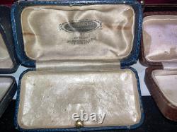 Job Lots 10 Antique/edwardian/victorian Watch Boxes Etc Jewellery Display Cases