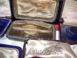 Job Lots 10 Antique/edwardian/victorian Watch Boxes Etc Jewellery Display Cases