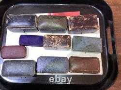 Job Lots 10 Antique/edwardian/victorian Watch Boxes Etc Jewellery Display Cases