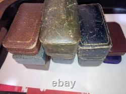 Job Lots 10 Antique/edwardian/victorian Watch Boxes Etc Jewellery Display Cases
