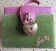 Juicy Couture Mini Train Case Jewelry Cosmetics Makeup Green Pink Store Display