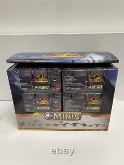 Jurassic World Dominion Minis (LOT OF 24) Figures With Display Case New