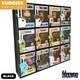 KUBBIE DLX BLACK (3x4) In Box Display Case for Funko Pops, Wall Mount & Stack
