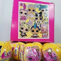 L. O. L. LOL Surprise Series 3 Confetti Pop Doll Full Display Box Case of 18 Balls