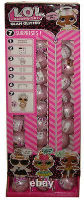 L. O. L Surprise Glitter Glam 4 Foot Tall Display Case Of 36 Lol Balls! Real Mga