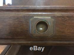 LARGE ANTIQUE BAILEY, BANKS, & BIDDLE JEWELERS FLATWARE DISPLAY BOX with 2 DRAWERS