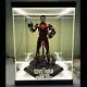 LED Acrylic Display Case Box Fit For Hot Toys Iron man Action Figure