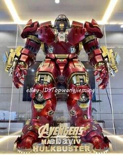 LED Acrylic Display Case Box For Hot Toys 1/6 Iron man MK44 Hulkbuster USB power