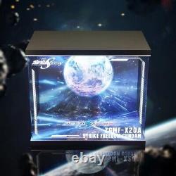 LED Display Case Box For Metal Build Gundam Seed Freedom Gundam figure Style (A)