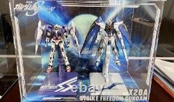 LED Display Case Box For Metal Build Gundam Seed Freedom Gundam figure Style (A)