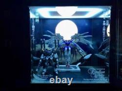 LED Display Case Box For Metal gffmc Wing Gundam Zero EW Gundam figure Style (C)