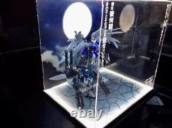 LED Display Case Box For Metal gffmc Wing Gundam Zero EW Gundam figure Style (C)