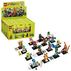 LEGO Series 19 Minifigures (71025) Full Case of 60 Packs Display Box OVERSTOCK