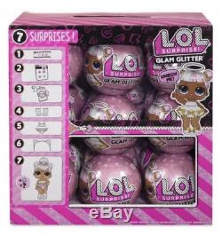 LOL Surprise Dolls Glam Glitter Series 2 Full Case 18 Balls With Display Box
