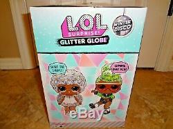 LOL Surprise Dolls Winter Disco Glitter Globe 12 Balls Full Case With Display Box