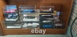 Land speed model car collection diecast resin Display cases, some original boxes