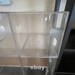 Large Acrylic Display Case 10x10x16 inch for Collectibles, Sturdy Clear 4