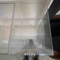 Large Acrylic Display Case 10x10x16 inch for Collectibles, Sturdy Clear 4