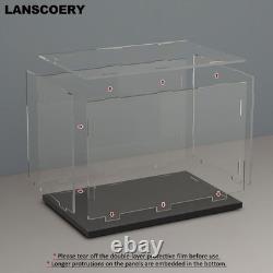 Large Acrylic Display Case, 19.7x9.8x11.8 in, Upgraded Thickened UV-Resistant