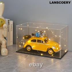 Large Acrylic Display Case, 19.7x9.8x11.8 in, Upgraded Thickened UV-Resistant