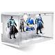 Large Acrylic Display Case Dustproof Box Action Figures for Collectibles Withlight