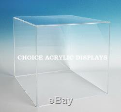 Large Box Case Acrylic Cube Display Large Collectible Cover Box Stand