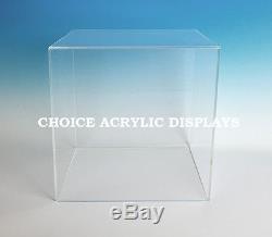 Large Box Case Acrylic Cube Display Large Collectible Cover Box Stand