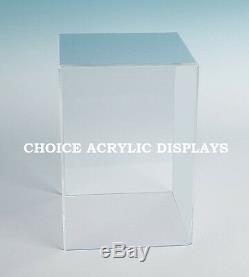 Large Box Case Acrylic Cube Display Large Collectible Cover Box Stand
