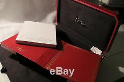 Large CARTIER Red Leather Case Box cowa0015 France Paris Gift, Display- EX++