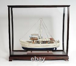 Large DISPLAY CASE For Ships Boats Speedboats Models Collectibles Storage Stand