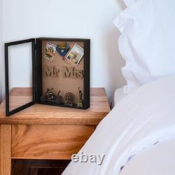 Large Shadow Box 16x20 Extra Deep Shadow Boxes Display Cases, Front Opening Shad