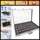Large Silver Aluminum Card Display Case 33x22 with Handle for Sports/TCG/Jewel