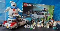 Lego Ideas Ghostbusters ECTO 1 Set 21108 + Slimmer Stay-Puff Ghost Display case