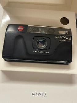 Leica Mini 35mm Film Camera in Great Condition with original Box, display & Case
