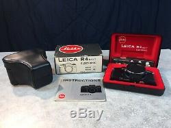 Leica R4 MOT Electronic 35mm Film SLR Camera Body c/w Manual, Display Case & Box