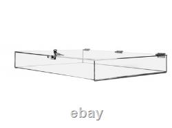 Locking Security Safe Box Display Case Showcase Clear Acrylic 24 X 18 X 3.75