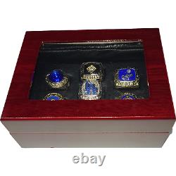 Los Angeles Dodgers MLB World Series Championship 7 Ring Box Set / Display Case