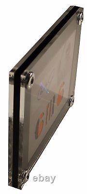 Lot of 10 Double Vertical Booklet Card Display Cases, 7 Colors available