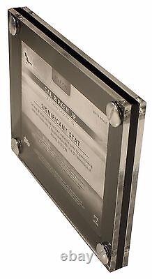 Lot of 10 Double Vertical Booklet Card Display Cases, 7 Colors available