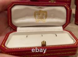 Lot of 14 Cartier Jewelry Boxes + 4 Gift Bags Watch, Bracelet, Cufflinks etc