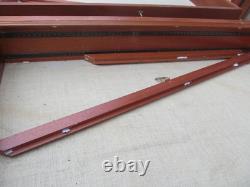 Lot of 5 Flea Market Cases / Shadow Box Wall Display 38 x 24 with Glass Shelves
