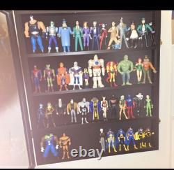 Lot of 7 Wall-Mount Trading Card Display Cases Black 31x24 & 22x24 PSA BGS